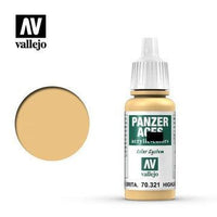 Vallejo 70321 Panzer Aces British Tanker Highlights 17 ml Acrylic Paint - Gap Games