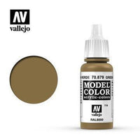 Vallejo 70879 Model Color Green Brown 17 ml Acrylic Paint - Gap Games