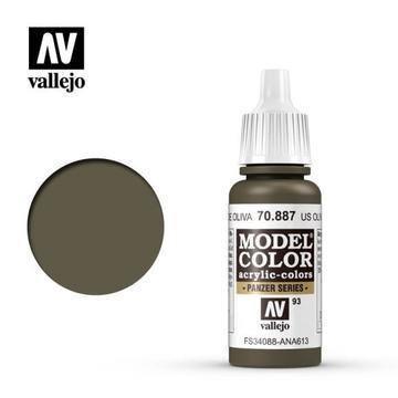 Vallejo 70887 Model Color - Olive Drab 17 ml - Gap Games