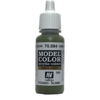 Vallejo 70894 Model Color Cam Olive Green 17 ml Acrylic Paint - Gap Games