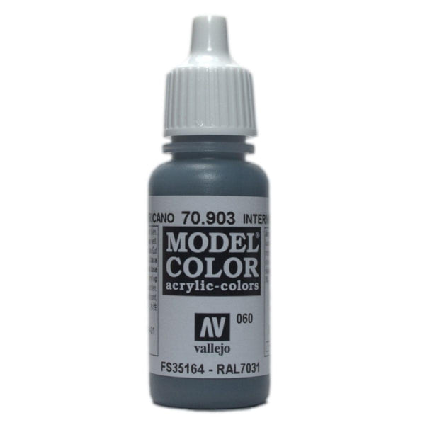 Vallejo 70903 Model Color Intermediate Blue 17 ml Acrylic Paint - Gap Games