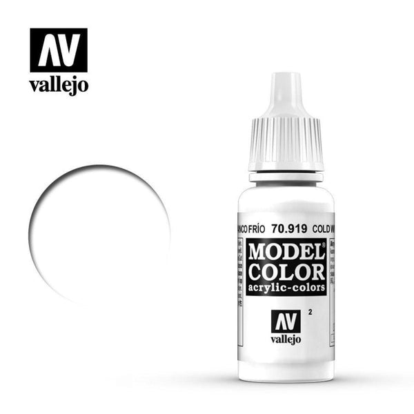 Vallejo 70919 Model Colour Foundation White 17 ml Acrylic Paint - Gap Games