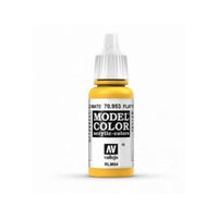 Vallejo 70953 Model Color Flat Yellow 17 ml Acrylic Paint - Gap Games