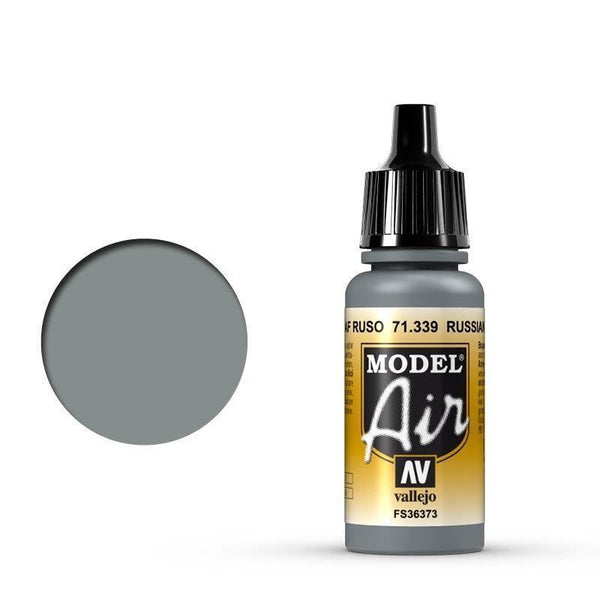 Vallejo 71339 Model Air Russian AF Grey N.3 17ml Acrylic Airbrush Paint - Gap Games