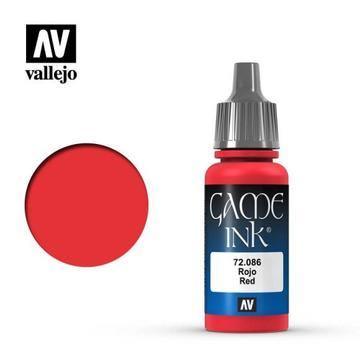 Vallejo 72086 Game Color Ink Red 17 ml Acrylic Paint - Gap Games