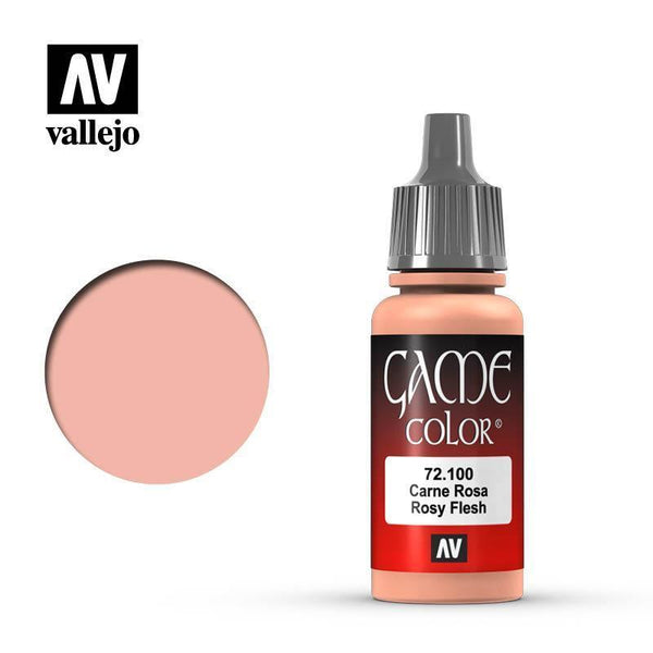 Vallejo 72100 Game Color - Rosy Flesh 17 ml Acrylic Paint - Gap Games