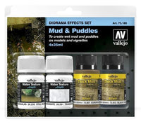 Vallejo Diorama Effects Set Mud & Puddles 4 x 35ml - Gap Games