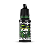 Vallejo Game Air - Black 18 ml - Gap Games