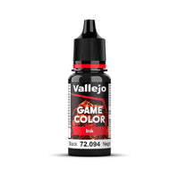 Vallejo Game Colour - Black 18ml - Gap Games