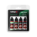 Vallejo Game Colour Green Colours Acrylic Paint Set - Gap Games