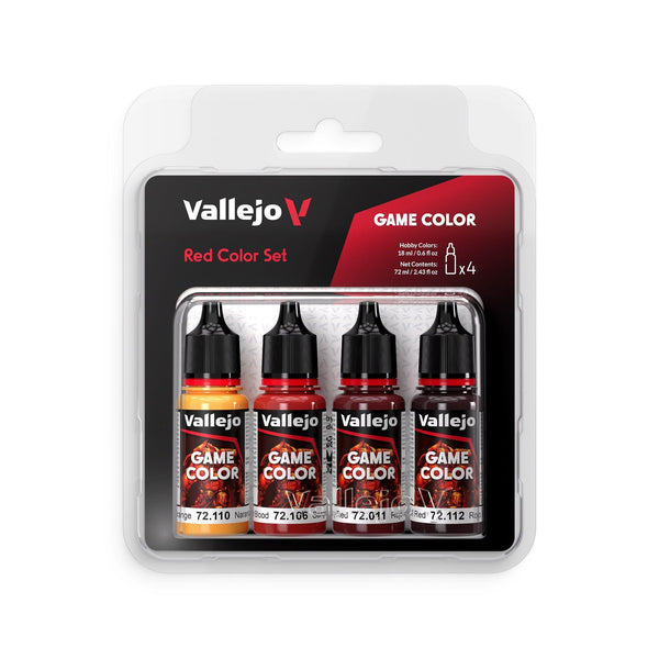 Vallejo Game Colour - Red Color Set - Gap Games