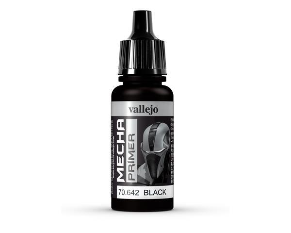 Vallejo Mecha Colour - Black Primer 17ml - Gap Games