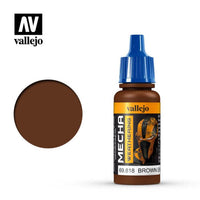 Vallejo Mecha Colour - Brown Engine Soot (Matt) 17ml - Gap Games