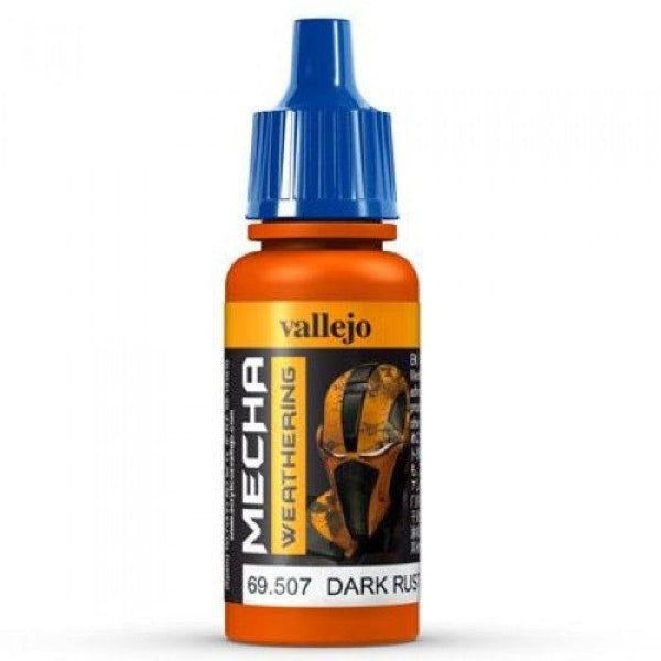 Vallejo Mecha Colour - Dark Rust Wash 17ml - Gap Games