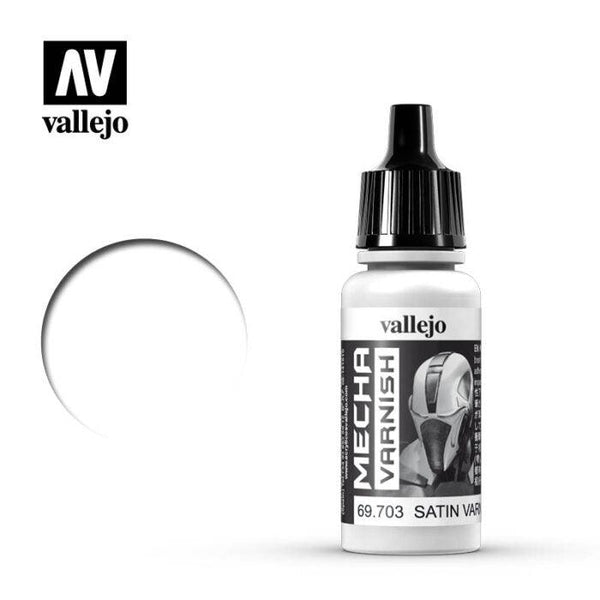 Vallejo Mecha Colour - Satin Varnish 17ml - Gap Games