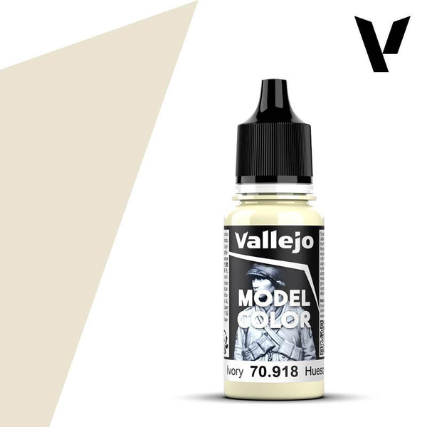 Vallejo Model Colour #004 - Ivory - 18 ml Matt Acrylic Paint - Gap Games