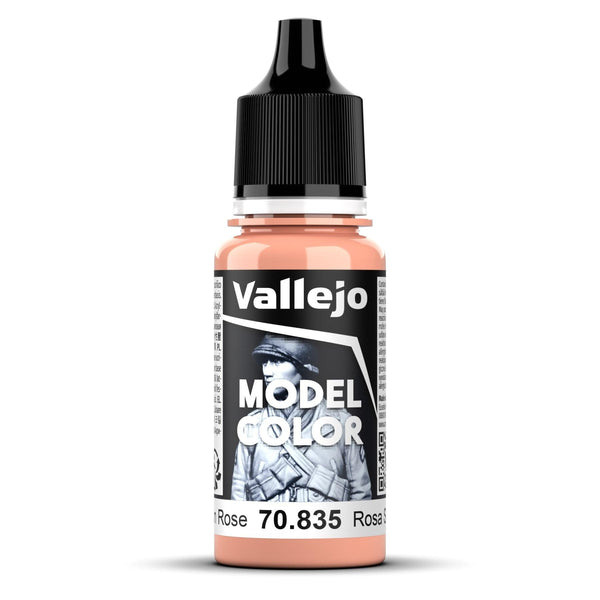 Vallejo Model Colour #007 - Salmon Rose - 18 ml Matt Acrylic Paint - Gap Games