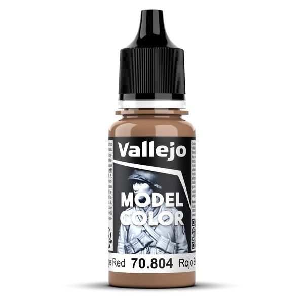 Vallejo Model Colour #013 - Beige Red - 18 ml Matt Acrylic Paint - Gap Games