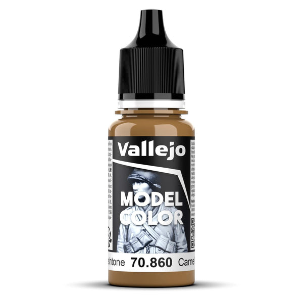 Vallejo Model Colour #019 - Medium Fleshtone - 18 ml Matt Acrylic Paint - Gap Games