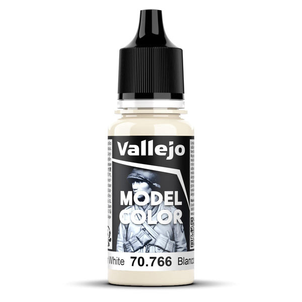 Vallejo Model Colour #021 - Cream White - 18 ml Matt Acrylic Paint - Gap Games