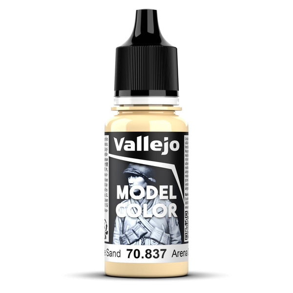 Vallejo Model Colour #022 - Pale Sand - 18 ml Matt Acrylic Paint - Gap Games