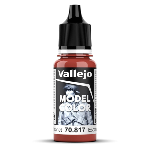 Vallejo Model Colour #037 - Scarlet - 18 ml Matt Acrylic Paint - Gap Games