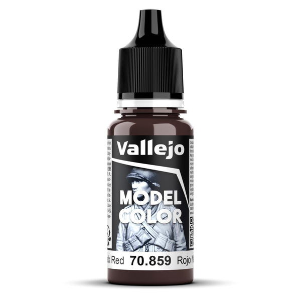 Vallejo Model Colour #041 - Black Red - 18 ml Matt Acrylic Paint - Gap Games