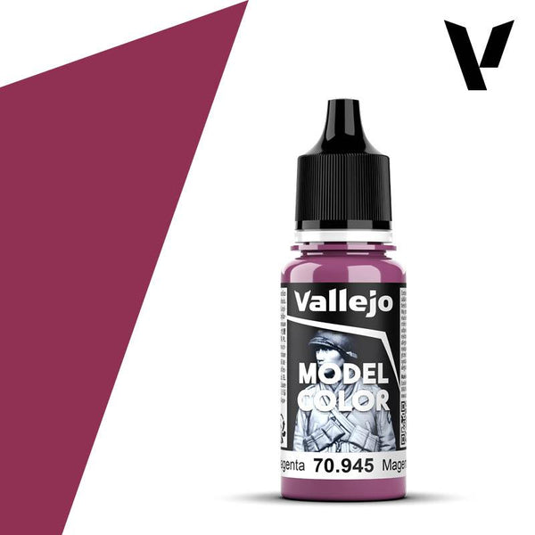 Vallejo Model Colour #044 - Magenta - 18 ml Matt Acrylic Paint - Gap Games