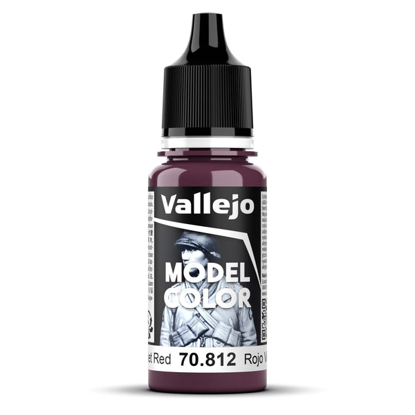 Vallejo Model Colour #046 - Violet Red - 18 ml Matt Acrylic Paint - Gap Games