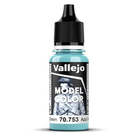 Vallejo Model Colour #068 - Light Blue Green - 18 ml Matt Acrylic Paint - Gap Games