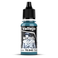 Vallejo Model Colour #070 - Light Turquoise - 18 ml Matt Acrylic Paint - Gap Games