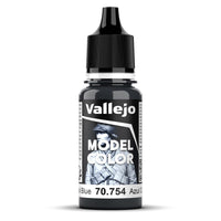 Vallejo Model Colour #073 - Continental Blue - 18 ml Matt Acrylic Paint - Gap Games