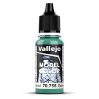 Vallejo Model Colour #074 - Light Emerald - 18 ml Matt Acrylic Paint - Gap Games