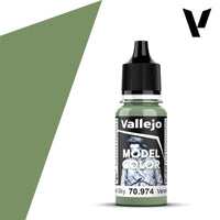 Vallejo Model Colour #076 - Green Sky - 18 ml Matt Acrylic Paint - Gap Games