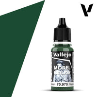 Vallejo Model Colour #079 - Deep Green - 18 ml Matt Acrylic Paint - Gap Games