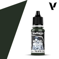 Vallejo Model Colour #089 - Cam. Dark Green - 18 ml Matt Acrylic Paint - Gap Games