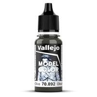 Vallejo Model Colour #101 - Yellow Olive - 18 ml Matt Acrylic Paint - Gap Games