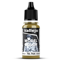 Vallejo Model Colour #125 - Military Yellow - 18 ml Matt Acrylic Paint - Gap Games