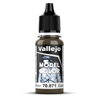 Vallejo Model Colour #144 - Leather Brown - 18 ml Matt Acrylic Paint - Gap Games