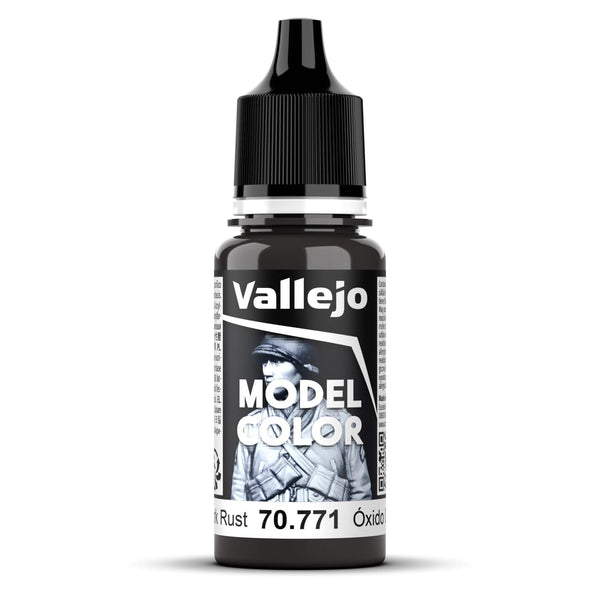 Vallejo Model Colour #156 - Dark Rust - 18 ml Matt Acrylic Paint - Gap Games