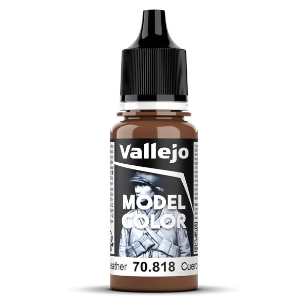 Vallejo Model Colour #161 - Red Leather - 18 ml Matt Acrylic Paint - Gap Games