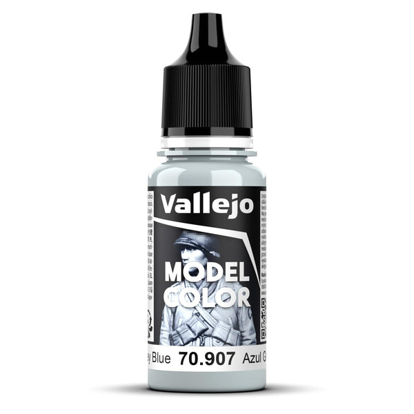 Vallejo Model Colour #168 - Pale Grey Blue - 18 ml Matt Acrylic Paint - Gap Games