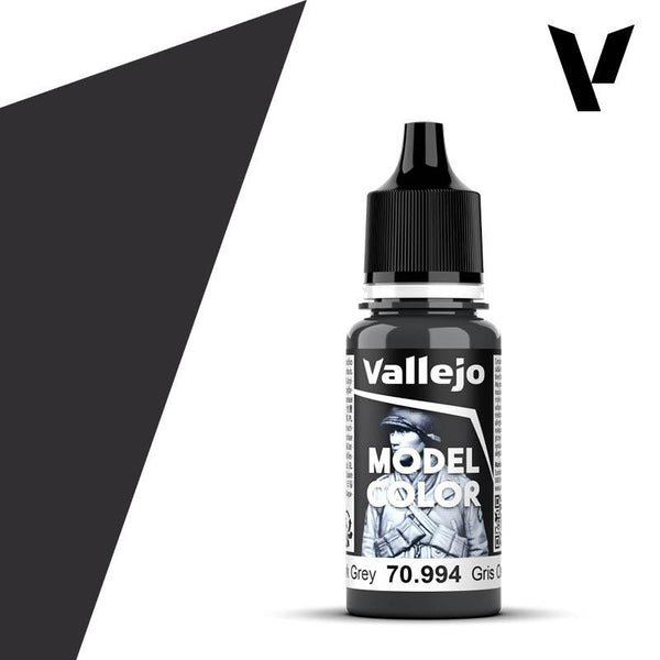 Vallejo Model Colour #175 - Dark Grey - 18 ml Matt Acrylic Paint - Gap Games