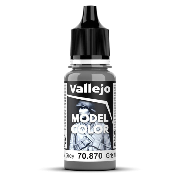 Vallejo Model Colour #181 - Medium Sea Grey - 18 ml Matt Acrylic Paint - Gap Games