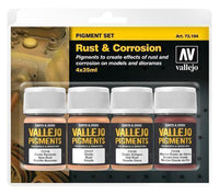 Vallejo Pigments Set Rust & Corrosion 4 x 35ml - Gap Games