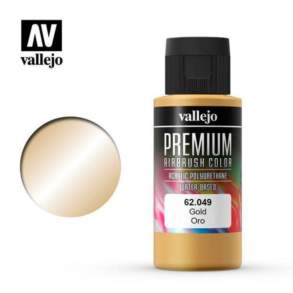 Vallejo Premium Colour - Gold 60 ml - Gap Games