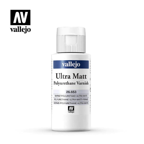 Vallejo Ultra Matt Polyurethane Varnish 60ml - Gap Games