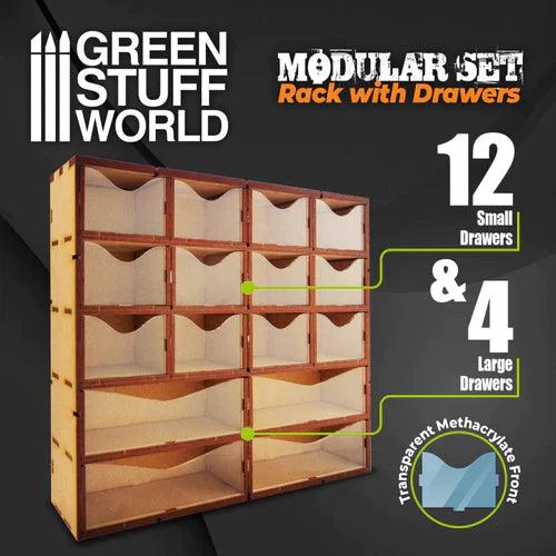 Vertical Rack with Drawers - Gap Games