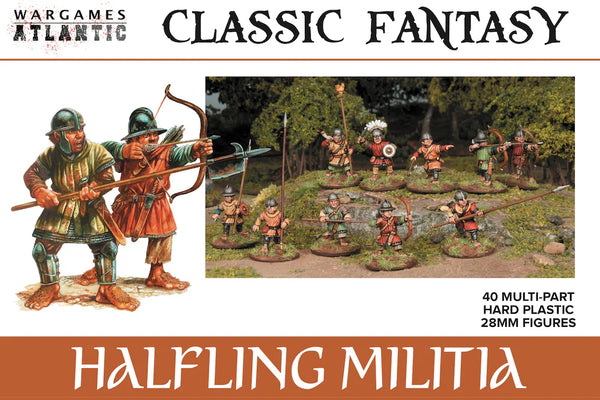 Wargames Atlantic: Classic Fantasy - Halfling Militia - Gap Games