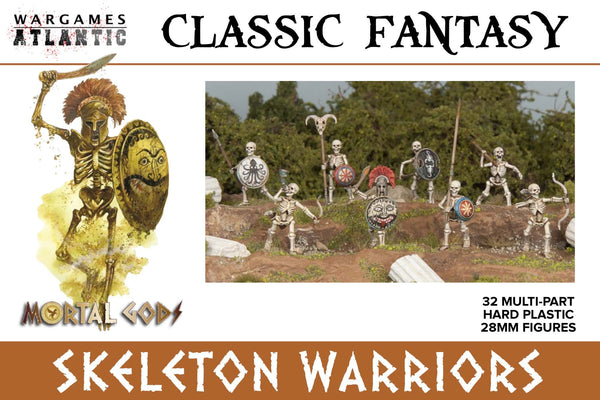 Wargames Atlantic: Classic Fantasy - Skeleton Infantry - Gap Games